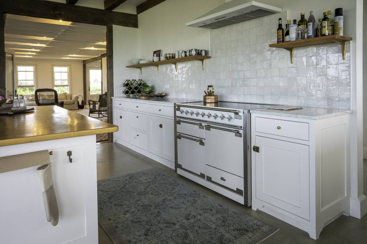 The kitchen of a Chilmark Home